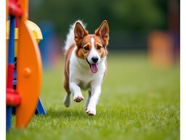 Circuito de agilidad canina